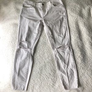 🌙Distressed Vans Skinny Ankle Jeans